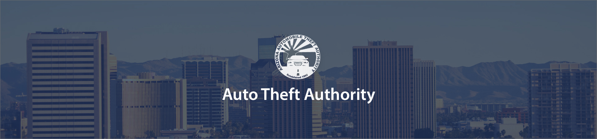 Auto theft authority banner