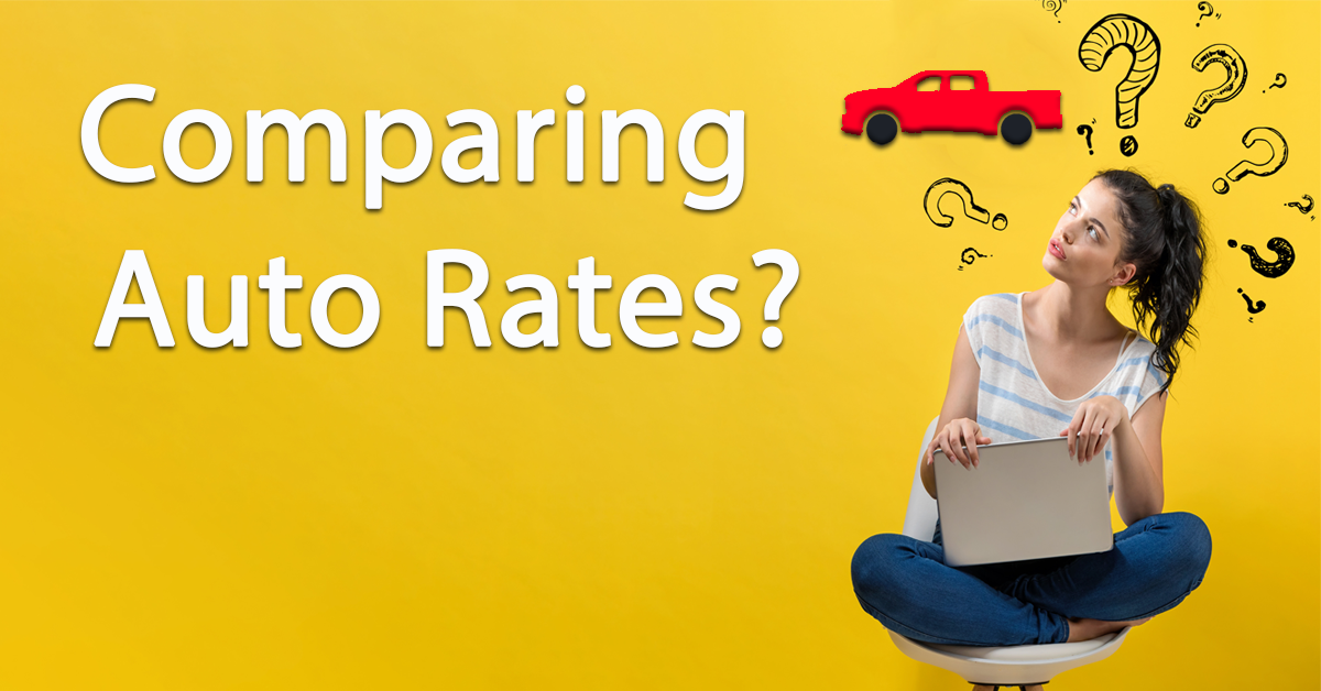 Comparing Auto Rates